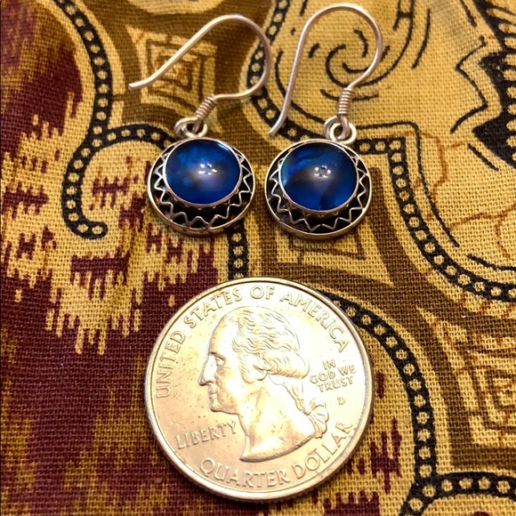 Sterling Abalone Earrings - Picture 4 of 10